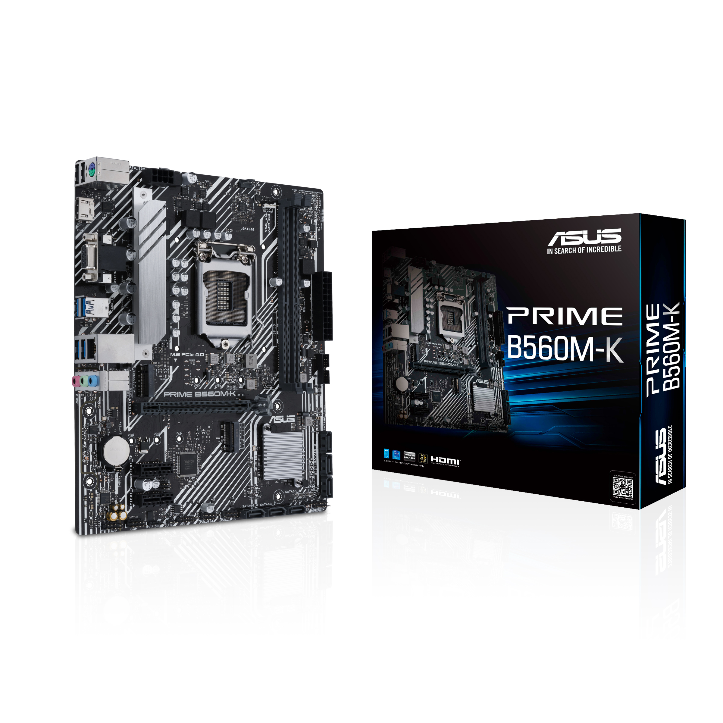 Asus Prime B560M-K LGA 1200 mATX Motherboard (PRIME B560M-K)