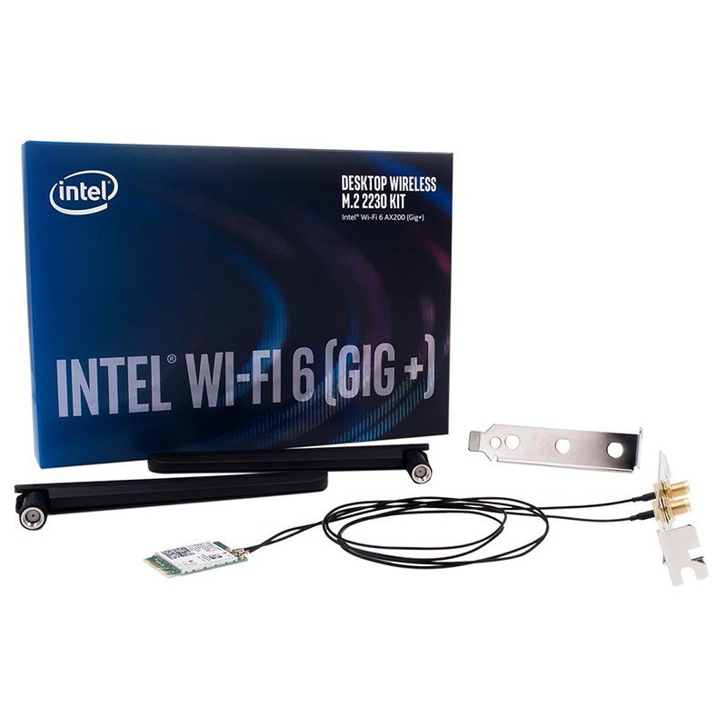 Wifi Msi Dual Band Ax 200 Card Mạng Intel Wi-Fi AX200 Desktop Kit