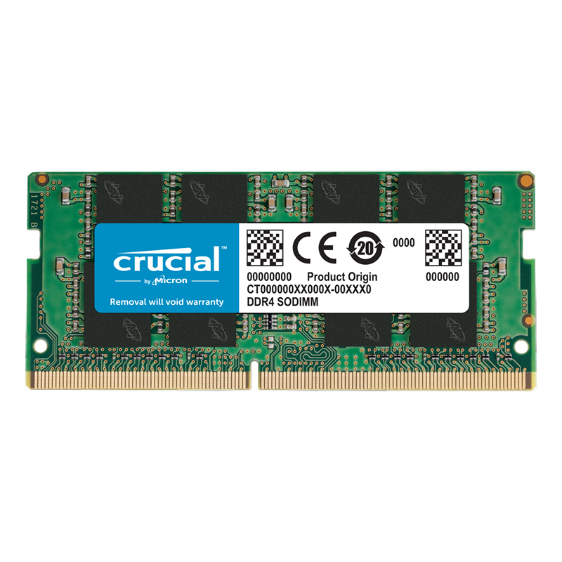 Crucial 8GB (1x8GB) 2666 SODIMM DDR4 RAM (CT8G4SFRA266)