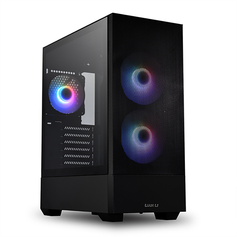 Lian Li LanCool 205 Mesh Mid Tower ATX Case - Black