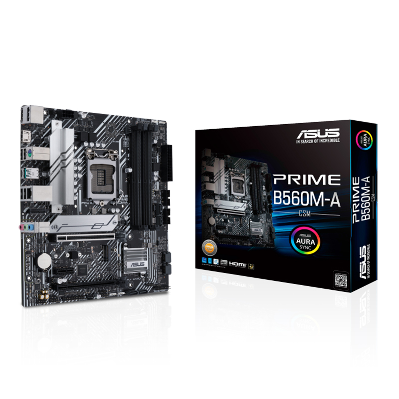 Asus Prime B560M-A/CSM LGA 1200 mATX Motherboard (PRIME B560M-A/CSM)
