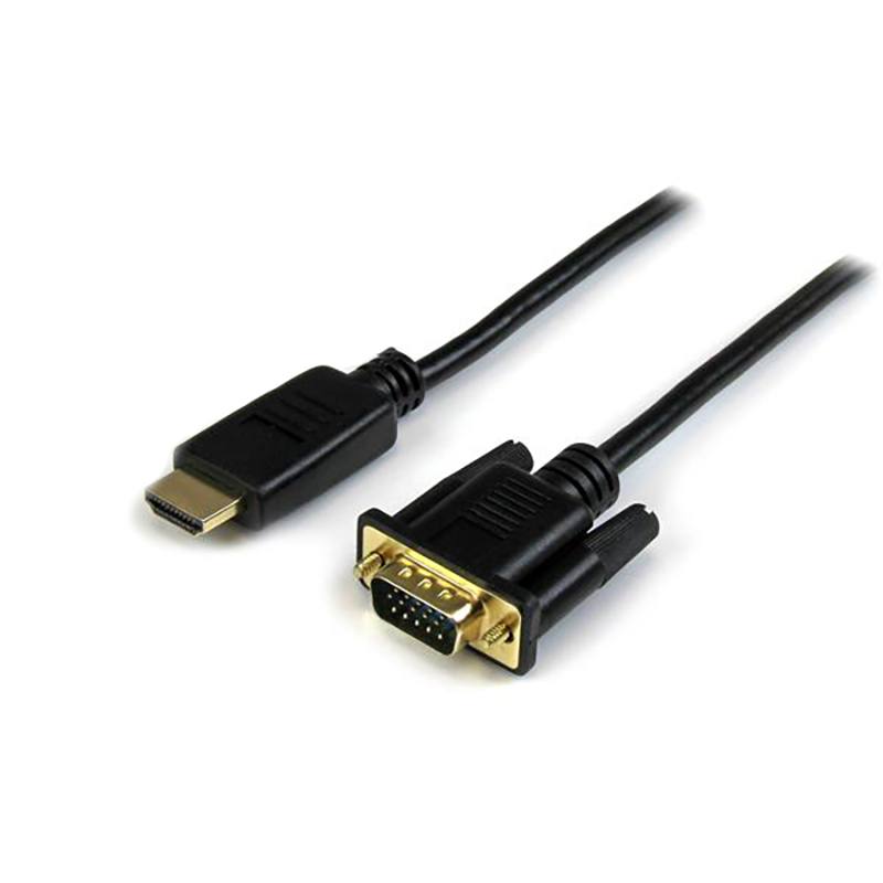 Generic HDMI(M) to VGA(M) Cable Black 1.8m