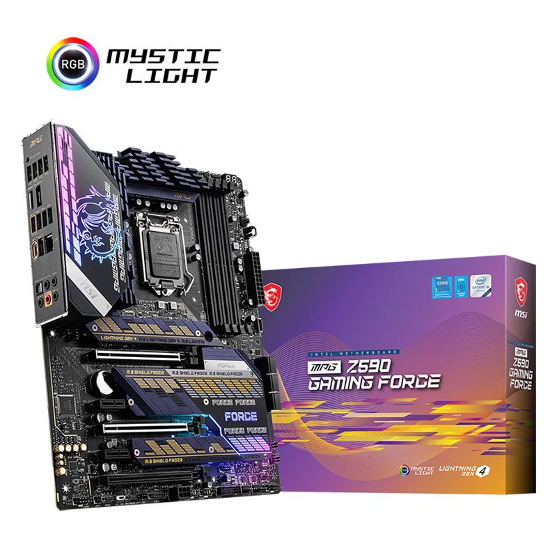 MSI MPG Z590 GAMING FORCE LGA 1200 ATX Motherboard (MPG Z590 GAMING FORCE)