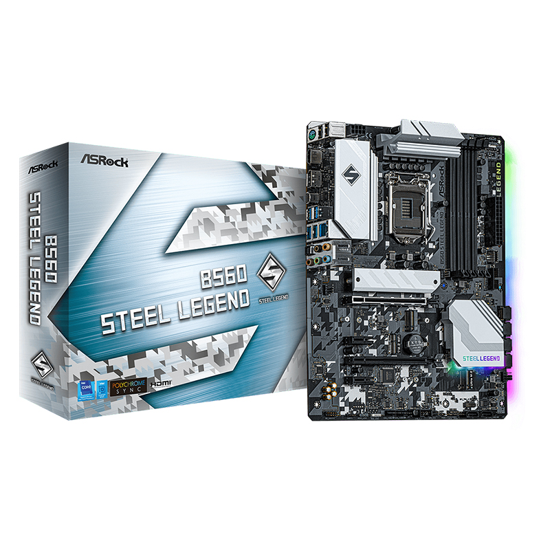Asrock B560 STEEL LEGEND LGA 1200 ATX Motherboard