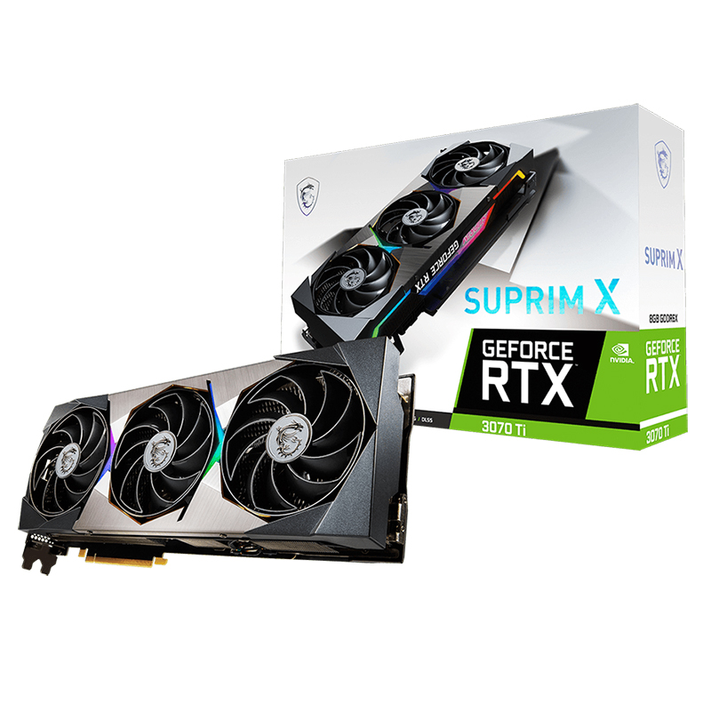 MSI GeForce RTX 3070 Ti Suprim X 8G Graphics Card (GEFORCE RTX 3070 TI SUPRIM X 8G)