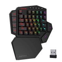 Redragon K585 DITI Wireless One-Handed Mechanical Keyboard, Blue Switch 