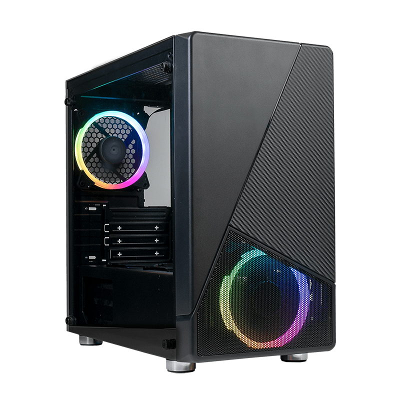 AZZA Noir 130 Micro ATX Case Black