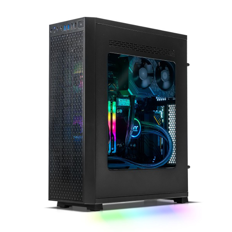 Thermaltake Compact Core Ryzen 5 3600 GTX 1660 Super 500GB + 1TB HDD 16GB RAM W10H Gaming Desktop PC (CA-4P2-00D1WA-01)