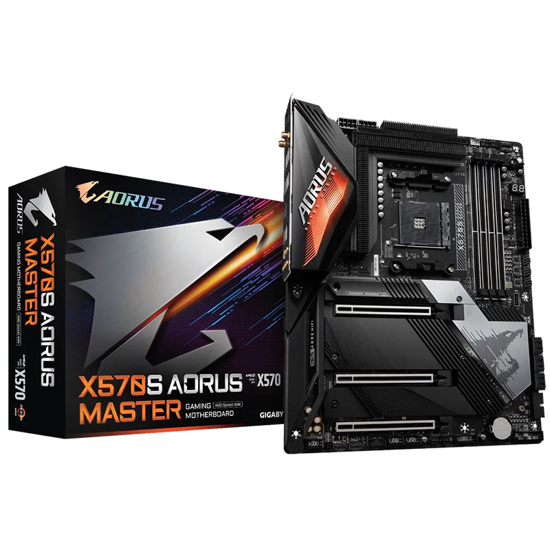 Gigabyte X570S Aorus Master AM4 ATX Motherboard (X570S AORUS MASTER)