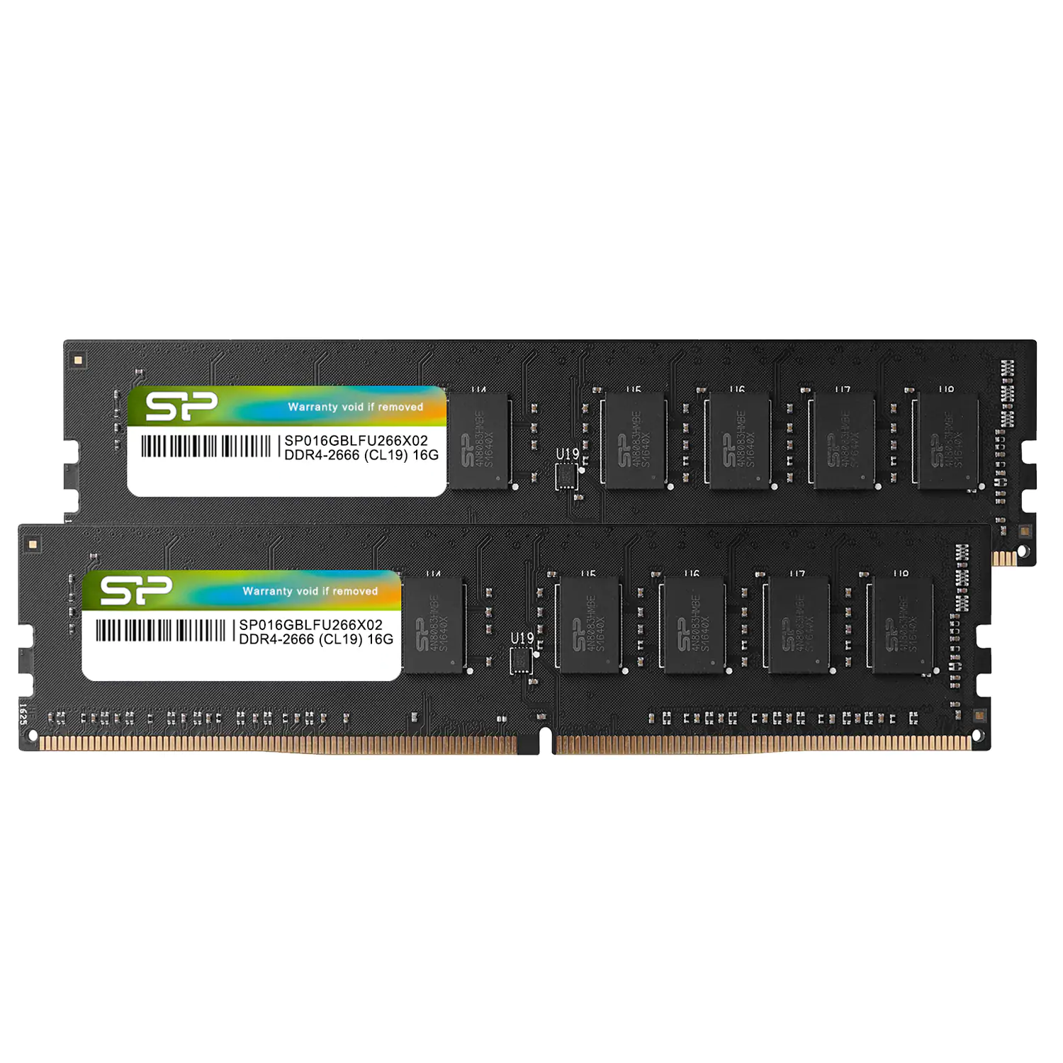 SP Silicon Power 32GB(2*16GB) CL19 UDIMM 2666MT/s DDR4 RAM Dual