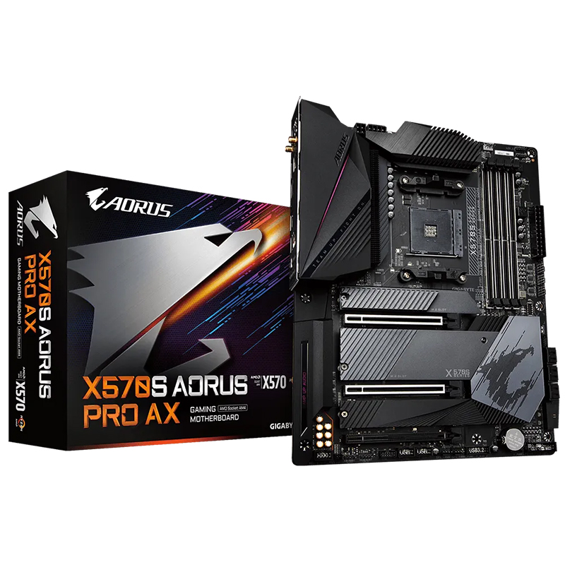 Gigabyte X570S Aorus Pro AX AM4 ATX Motherboard (X570S AORUS PRO AX)