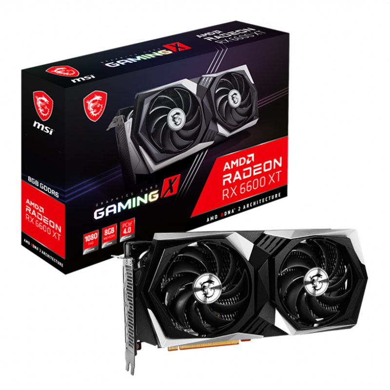 MSI Radeon RX 6600 XT Gaming X 8G Graphics Card (RADEON RX 6600 XT GAMING X 8G)