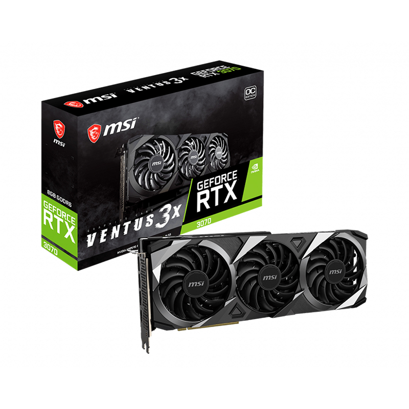 MSI GeForce RTX 3070 Ventus 3X OC 8G LHR Graphics Card (MSI GeForce RTX 3070 VENTUS 3X 8G OC LHR)