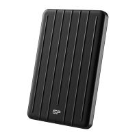 Silicon Power 256GB B75 Pro 520 MB/s USB C Scratch Resistant & Waterproof Portable External SSD with 2 cables