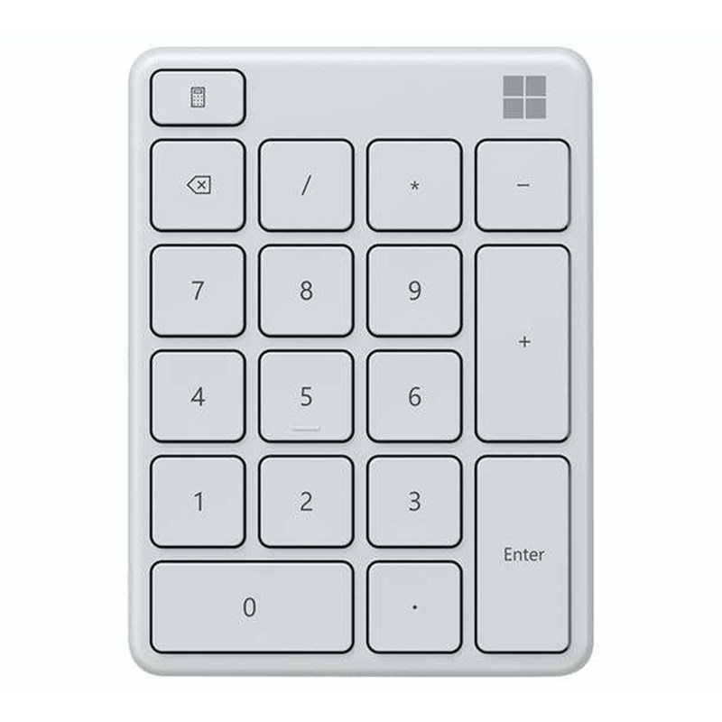 Microsoft Bluetooth Number Pad - Glacier