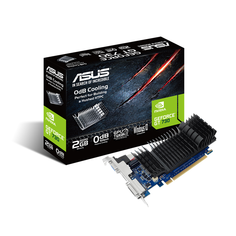 Asus GeForce GT730 GDDR5 2G Low Profile Graphics Card - OPENED BOX 71971