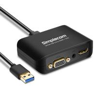 Simplecom USB 3.0 to HDMI VGA with 3.5mm Audio Video Adapter (DA326)
