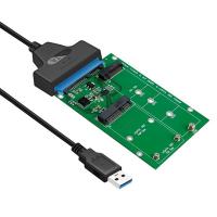 Simplecom USB 3.0 to mSATA + NGFF M.2 B Key SSD Adapter (SA221)