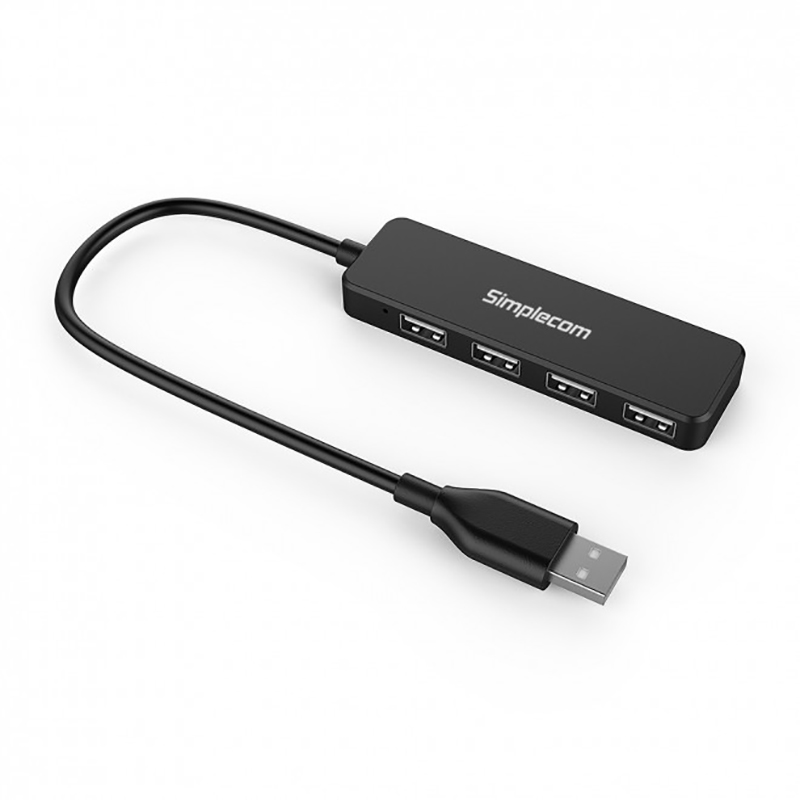 Simplecom Hi-Speed 4 Port Ultra Compact USB 2.0 Hub (CH241)