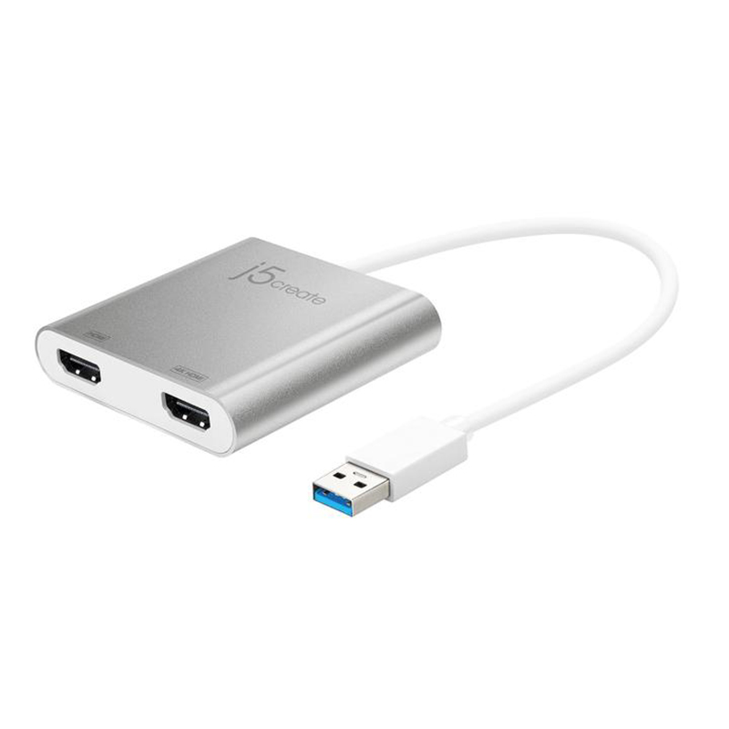 j5create JUA365 USB 3.0 to Dual HDMI Multi Monitor Adapter