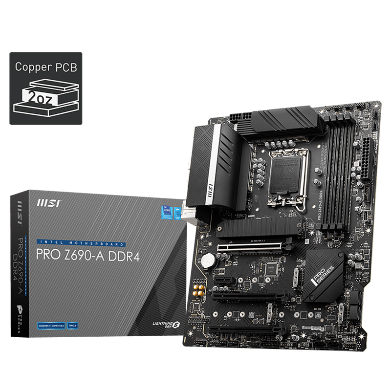 MSI PRO Z690-A LGA 1700 DDR4 ATX Motherboard (PRO Z690-A DDR4)