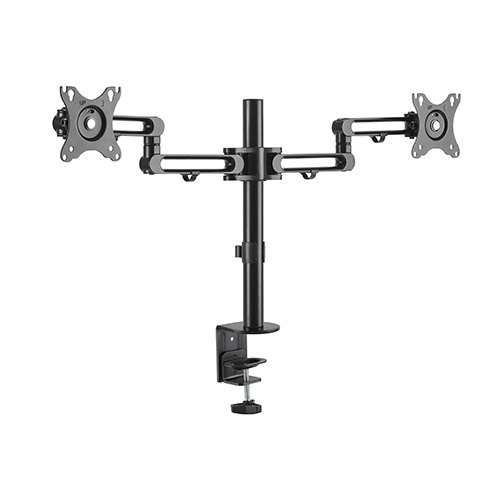 Office-Trust Dual Monitor Premium Aluminium Articulating Monitor Arm