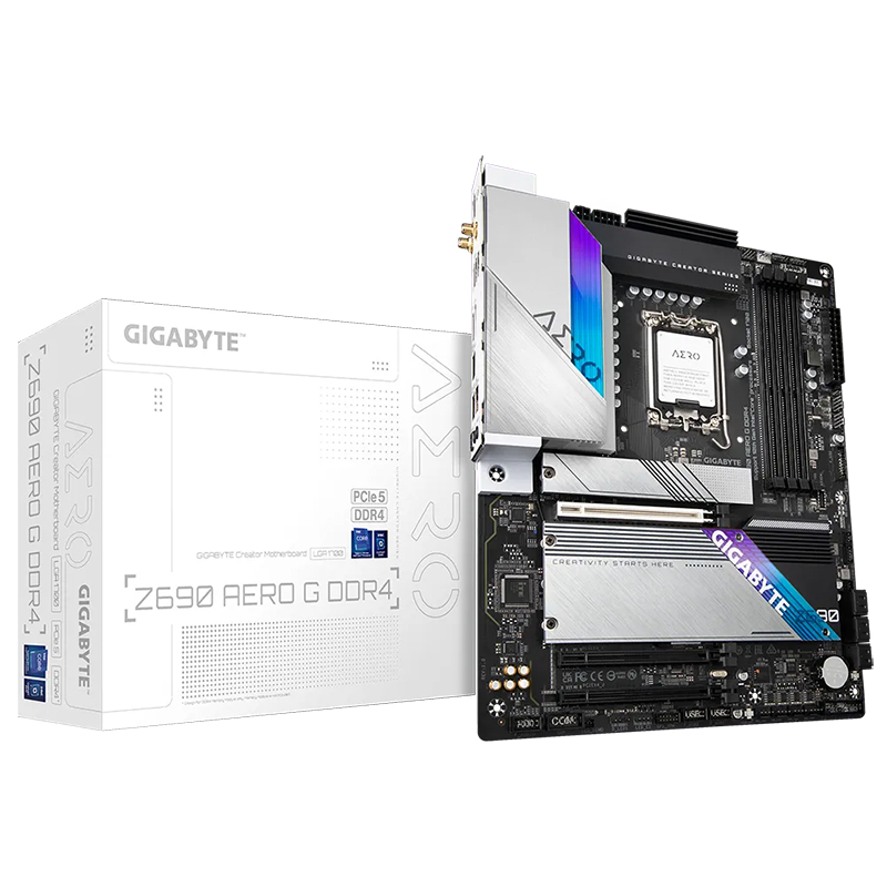 Gigabyte Z690 AERO G LGA 1700 AX DDR4 ATX Motherboard (Z690 AERO G DDR4)