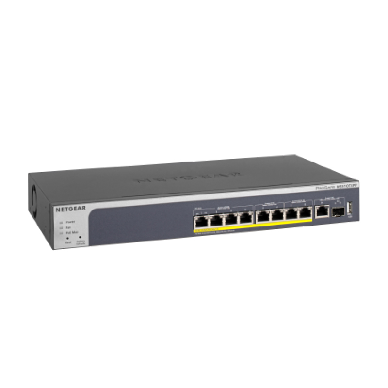 Netgear MS510TXPP 8-Port PoE+ Multi-Gigabit Smart Managed Pro Switch