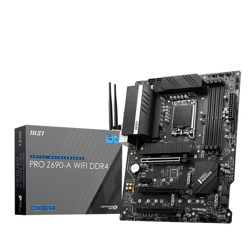 MSI Pro Z690-A WiFi DDR4 LGA 1700 ATX Motherboard (PRO Z690-A WIFI DDR4)