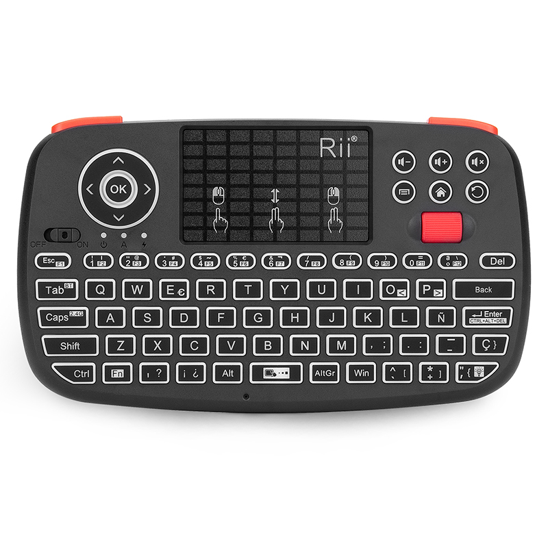 Rii i4 Mini Wireless Keyboard with 2.4G Touchpad (I4)