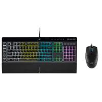 Corsair K55 RGB PRO Gaming Keyboard and KATAR PRO Wired Gaming Mouse Bundle (CH-9226965-NA)
