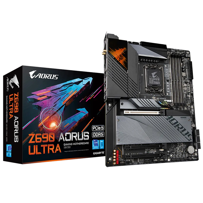 Gigabyte Z690 Aorus Ultra LGA 1700 DDR5 ATX Motherboard (GA-Z690-AORUS-ULTRA)