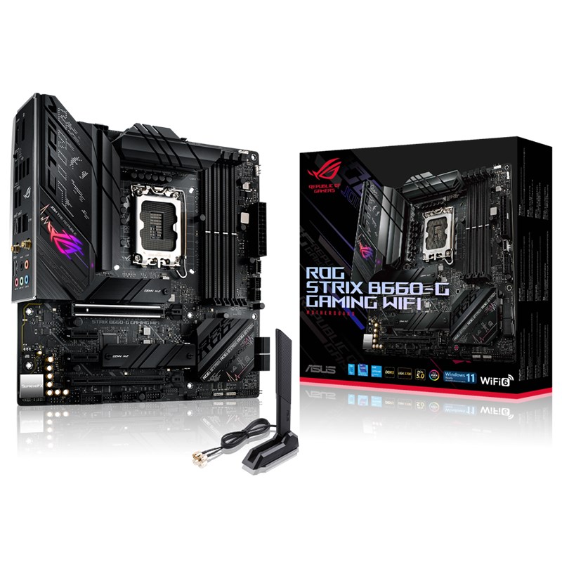Asus ROG Strix B660-G LGA 1700 Gaming WiFi mATX Motherboard (ROG STRIX B660-G GAMING WIFI)