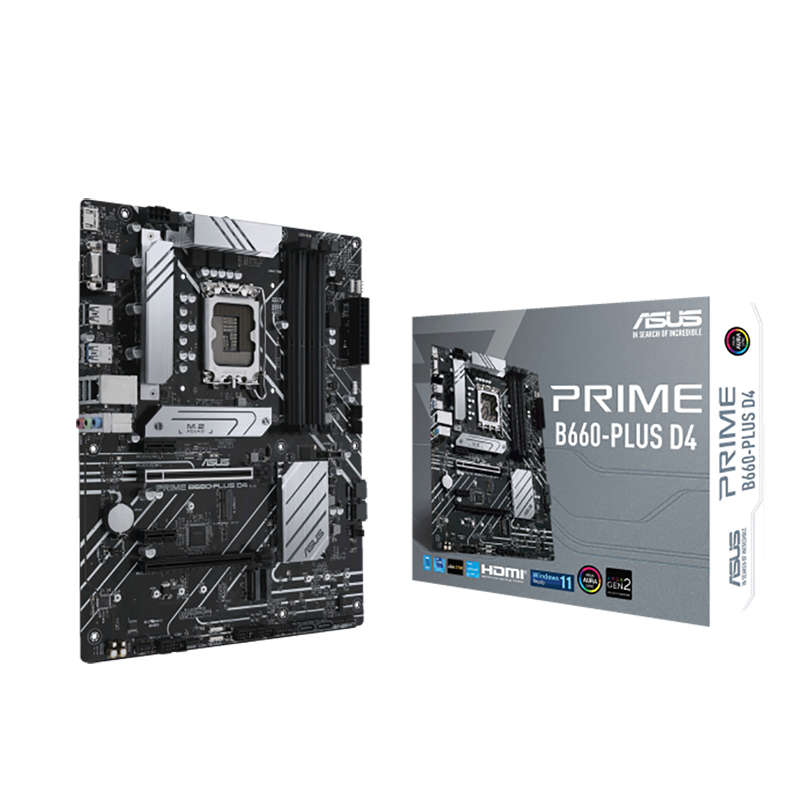 Asus Prime B660-Plus LGA 1700 D4 ATX Motherboard (PRIME B660-PLUS D4)