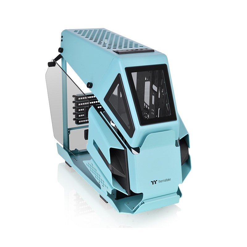 Thermaltake AH T200 TG mATX Case - Turquoise (CA-1R4-00SBWN-00)