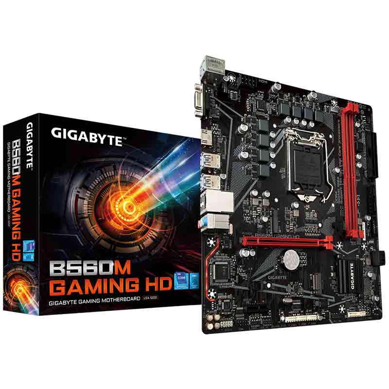Gigabyte GA-B560M-GAMING-HD LGA1200 Micro ATX Motherboard (GA-B560M-GAMING-HD)
