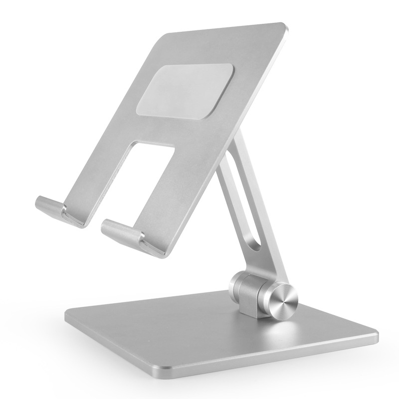 Tablet Stand for Desk iPad Stand Stable Tablet Holder Aluminum Angle Height Adjustable Easy Foldable iPad Holder for All Tablets iPads cellphone etc