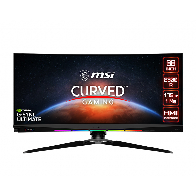 MSI 38in QHD IPS 175Hz Ultra Wide Curved Gaming Monitor (Optix MEG381CQR PLUS)