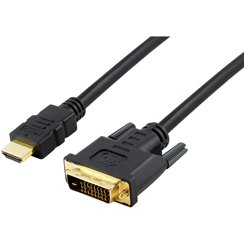 HDMI to DVI-D (24+1) Male to Male Cable 1.5m (CB-H-D02G)