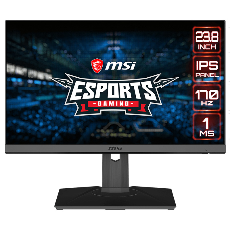 MSI 24in FHD 165Hz Flat IPS FreeSync Gaming Monitor (Optix MAG245R2)