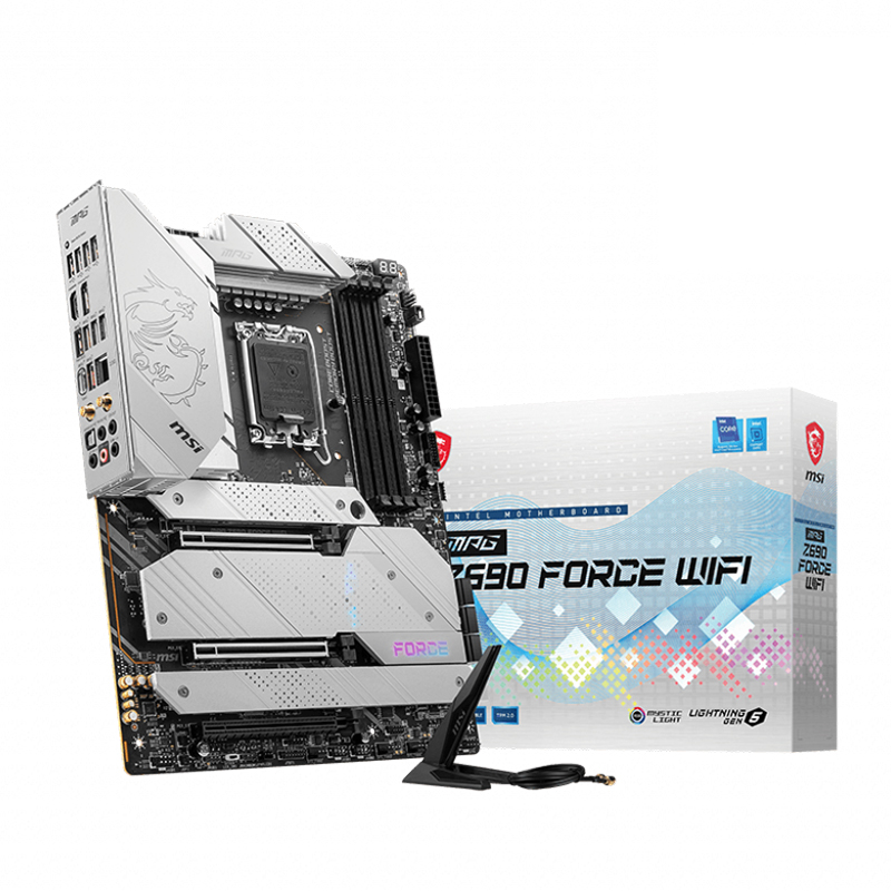 MSI MPG Z690 Force Wifi LGA 1700 DDR5 ATX Motherboard (MPG Z690 FORCE WIFI)