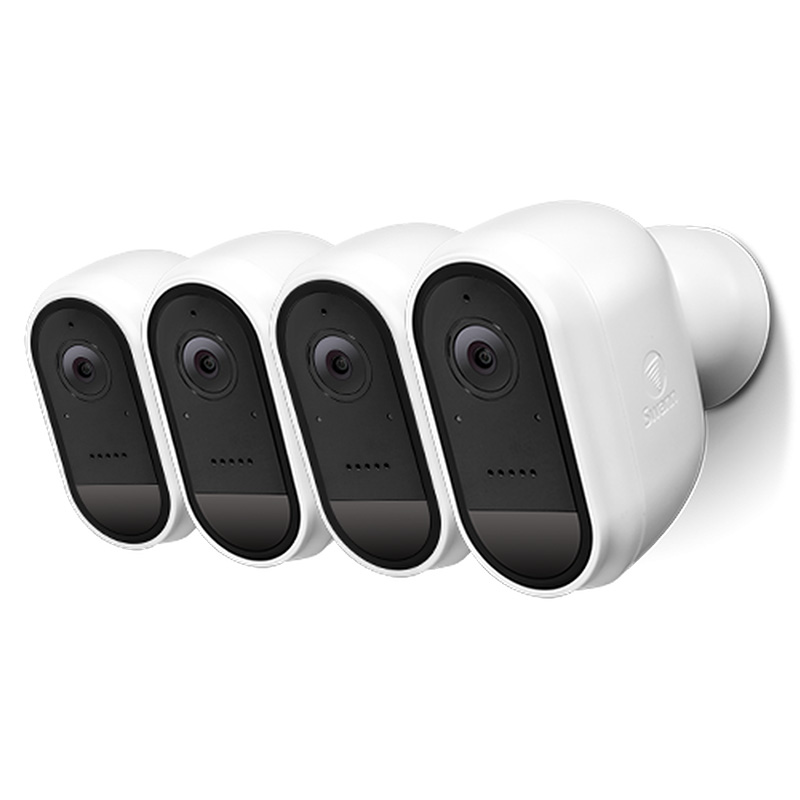 Swann SWIFI-CAMWPK4-GL HD 1080p Night Vision Wireless Motion Sensor Security Camera - 4 Pack