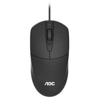 AOC MS121 Wired Optical USB Mouse - Black