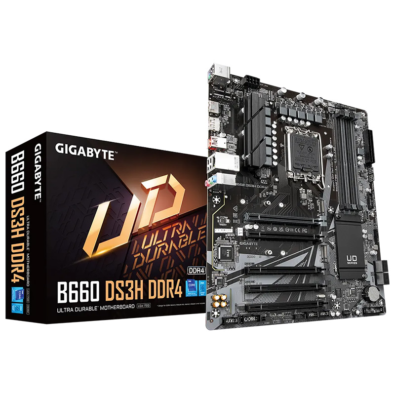 Gigabyte B660 DS3H DDR4 LGA 1700 ATX Motherboard (B660 DS3H DDR4)