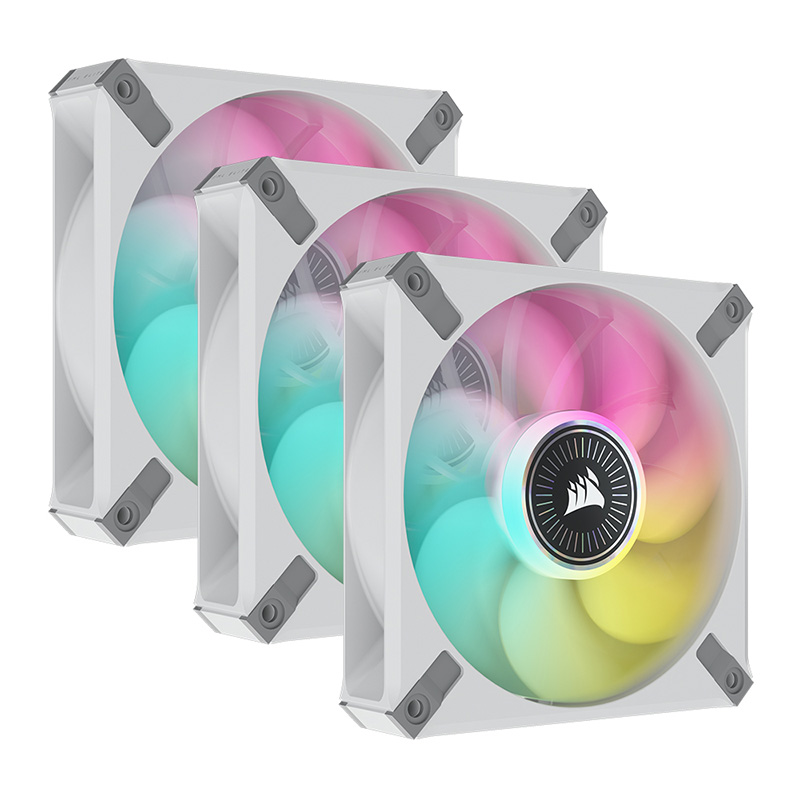 Corsair ML Elite Series 120mm RGB White Fan 3 Pack (CO-9050117-WW)