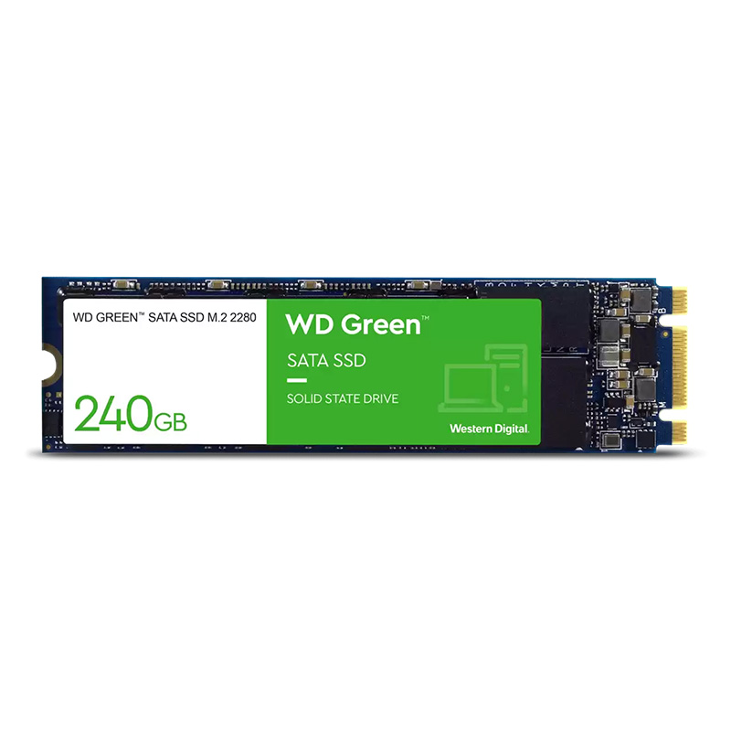 Western Digital 240GB Green M.2 2280 SATA SSD (WDS240G3G0B)