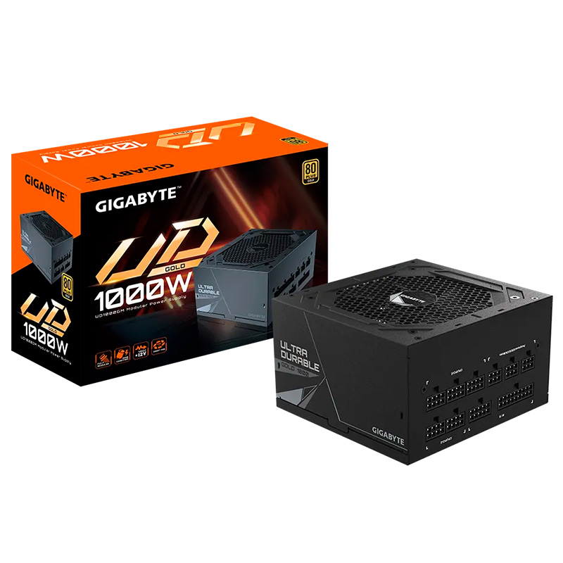 Gigabyte 1000W Ultra Durable 80+ Gold Modular ATX Power Supply (GP-UD1000GM)