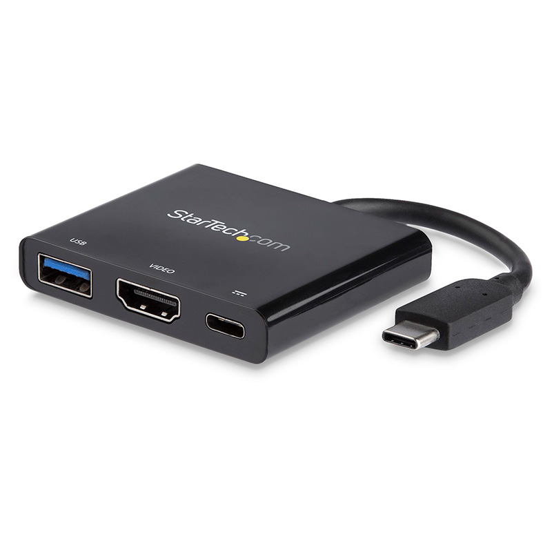 StarTech with HDMI 4K PD 1x USB 3.0 Type A USB C Multiport Adapter