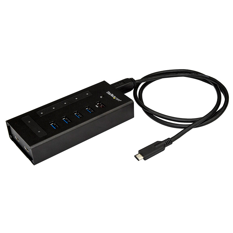 StarTech 7 Port USB C Hub Metal USB-C to 5x A and 2x C USB 3.0