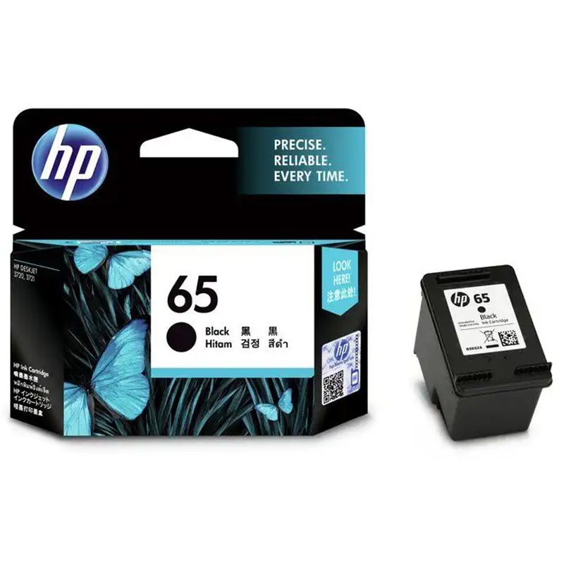 HP 65 Black Ink Cartridge N9K02AA 